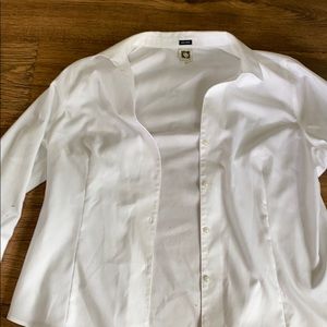 White Anne Klein button down